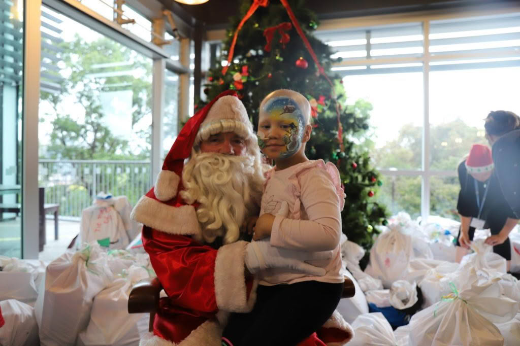 Santa and his pal!