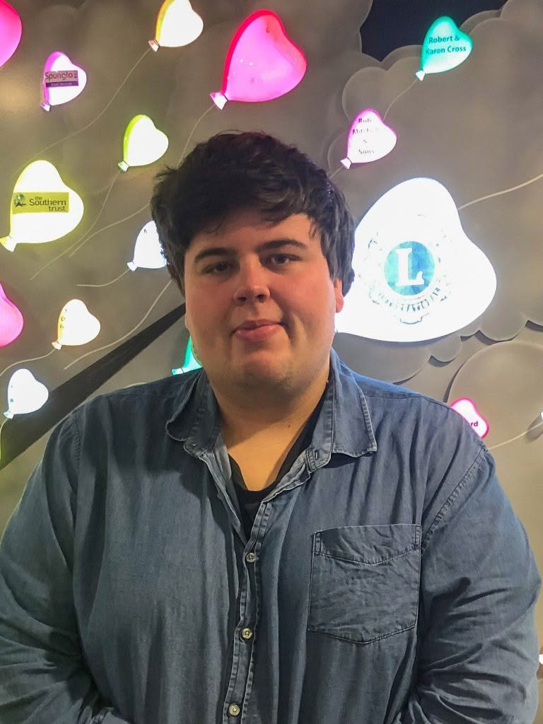 Volunteer Callum in Ronald McDonald House Wellington