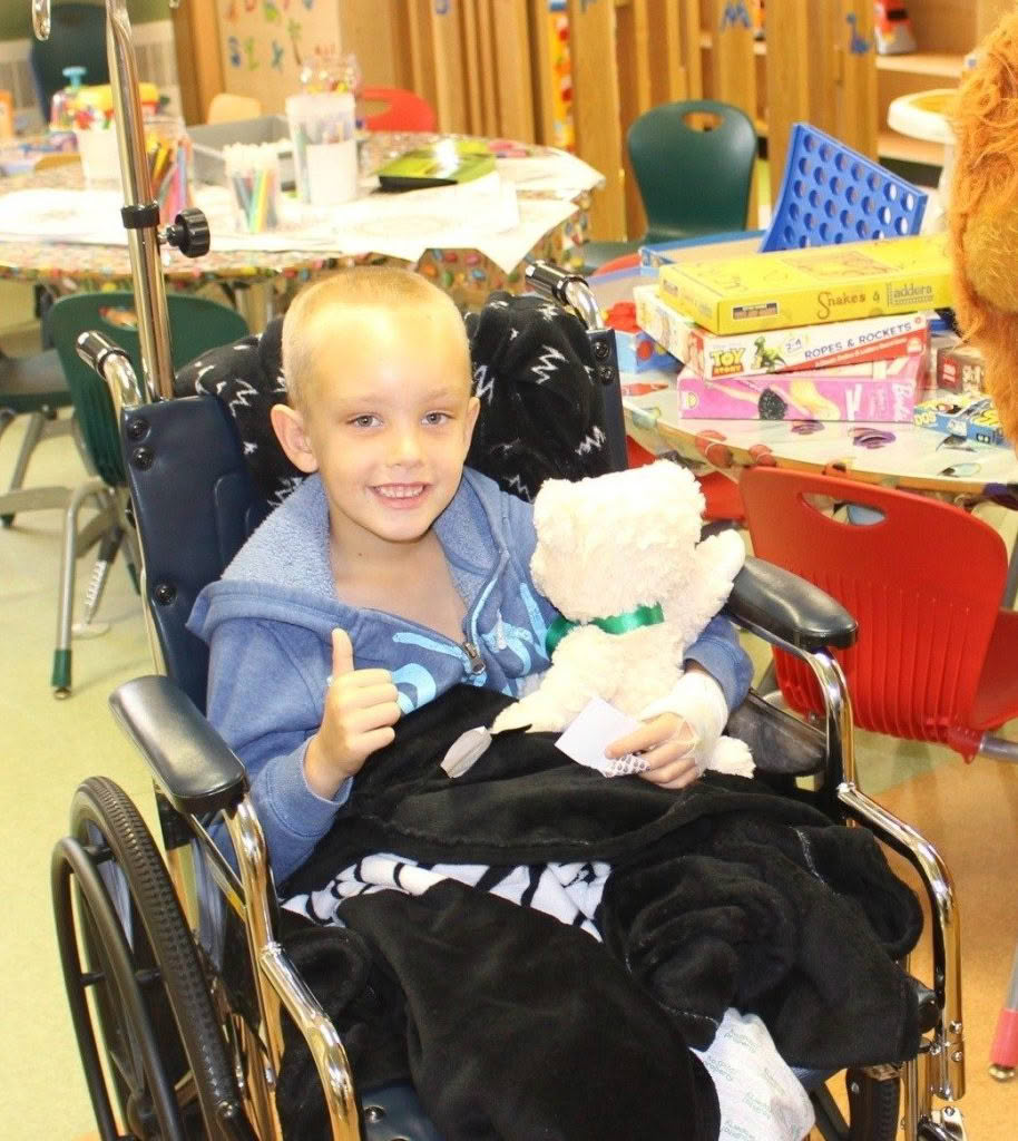 Braxton Wright, aged 7, will need routine skull surgeries for the indefinite future.