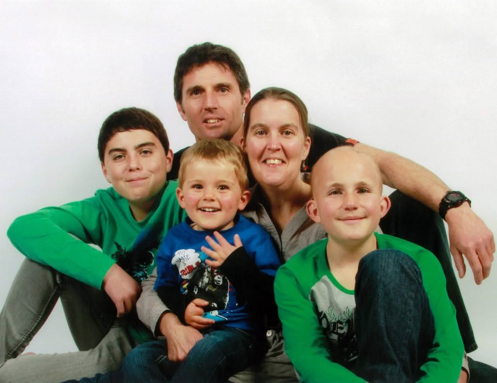 The Gardiner Family in 2013.