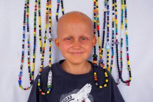 Rory and his beads of courage.