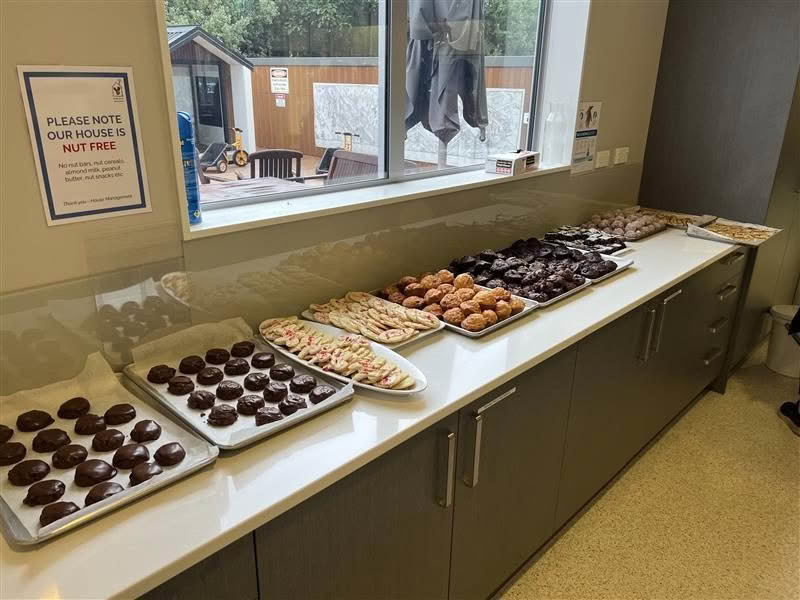 Baking group volunteer