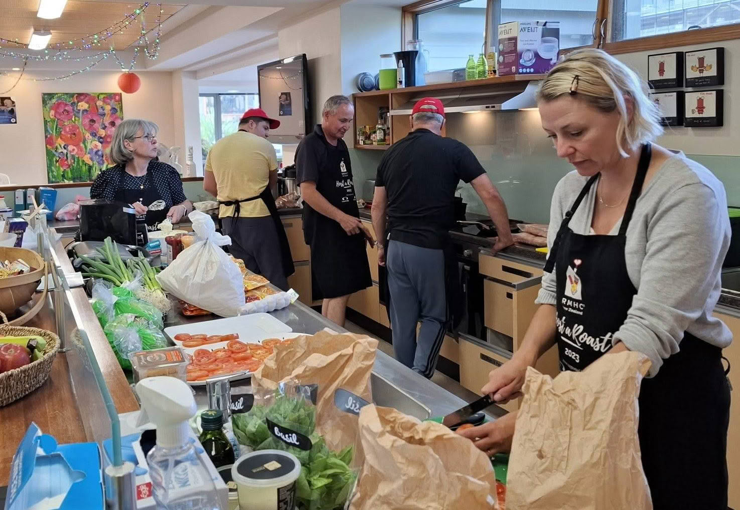 Crown Group Volunteers Cook night