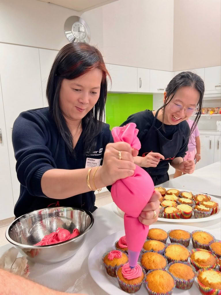 Group Volunteers Baking Fonterra